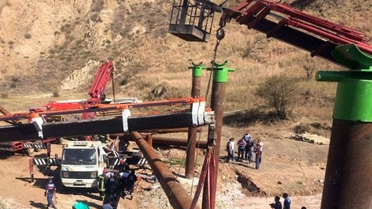 Halat koptu vinç operatörü canından oldu