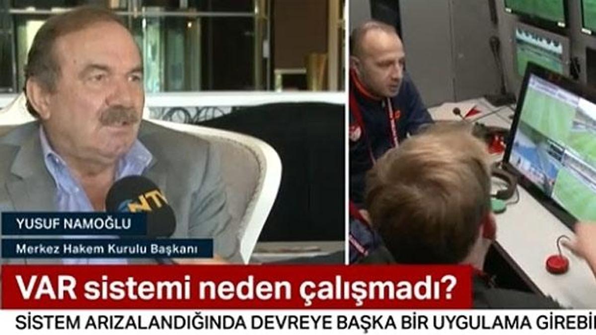 MHK Başkanı Yusuf Namoğlu: 'VAR'daki arızalar maç tekrarı gerektirmez"