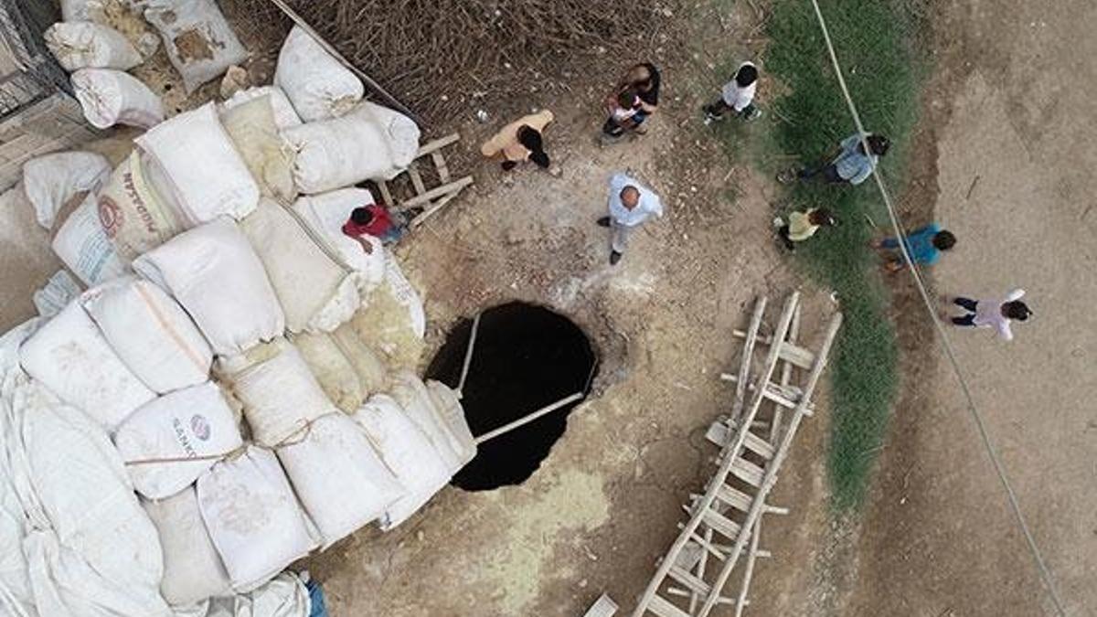 Köylüler şoke oldu! Tam 10 metre derinliğinde...
