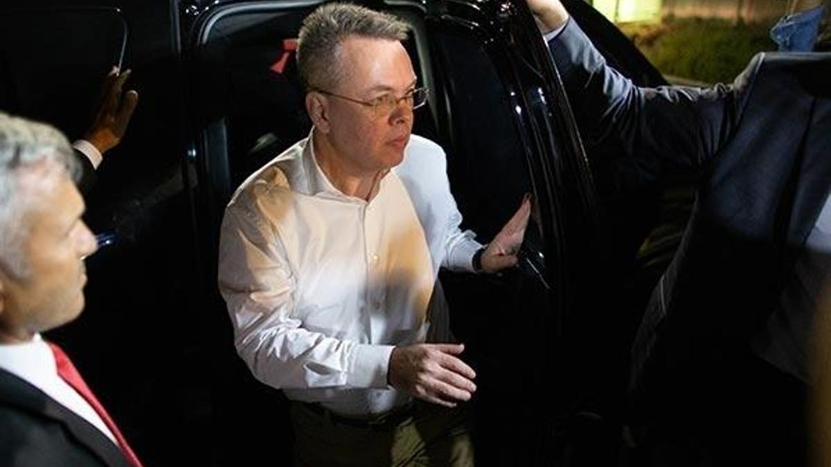 Brunson Türkiye'den ayrıldı