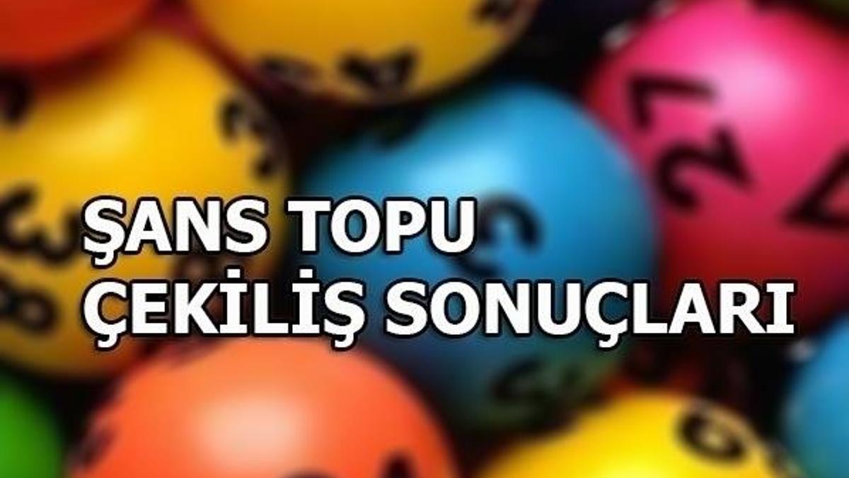 Şans Topu çekiliş sonuçları! (17 Ekim 2018)