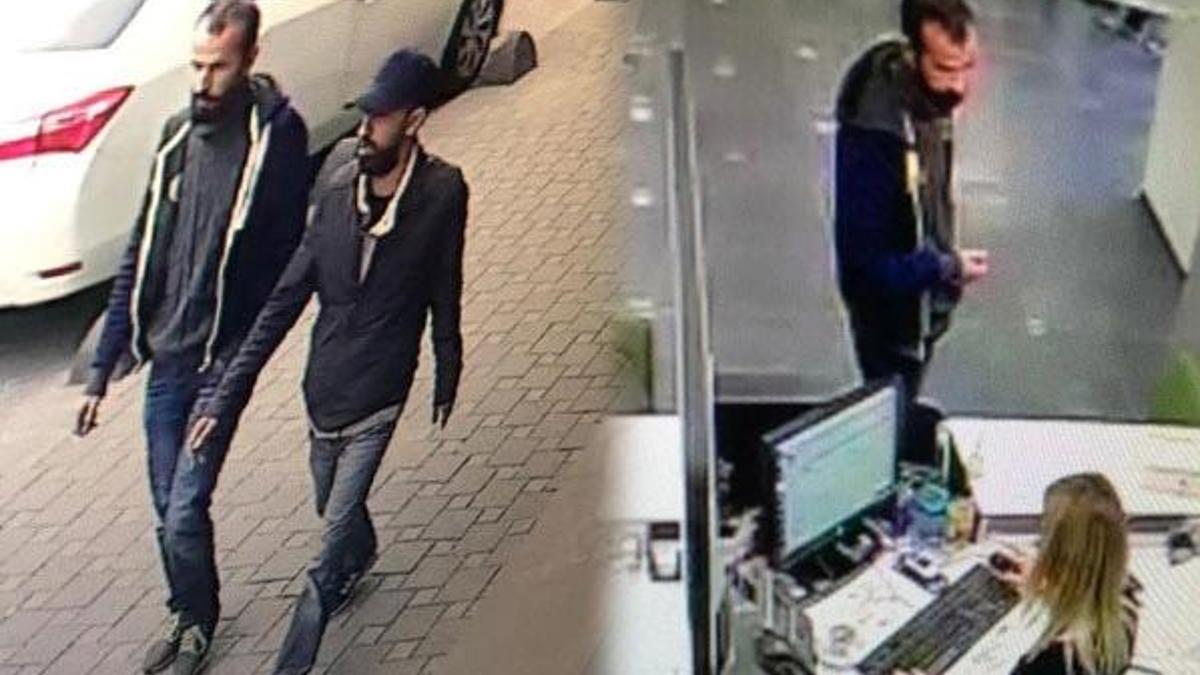 Soygundan önce bankada işlem yapınca yakalandılar