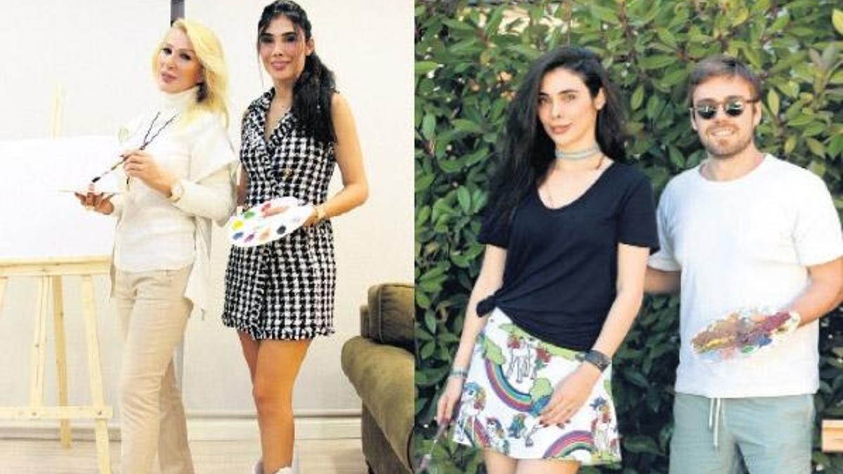 Çocuklar için resim yaptılar