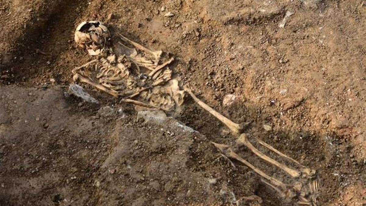 Haydarpaşa'da 1.000 yıllık iskelet bulundu