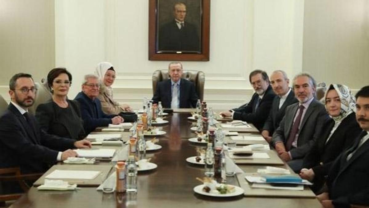Erdoğan, Kültür ve Sanat Politikaları Kurulu'nu ağırladı