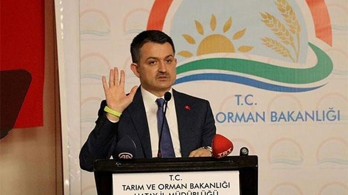 Bakan Pakdemirli: 1 milyon 50 bin...