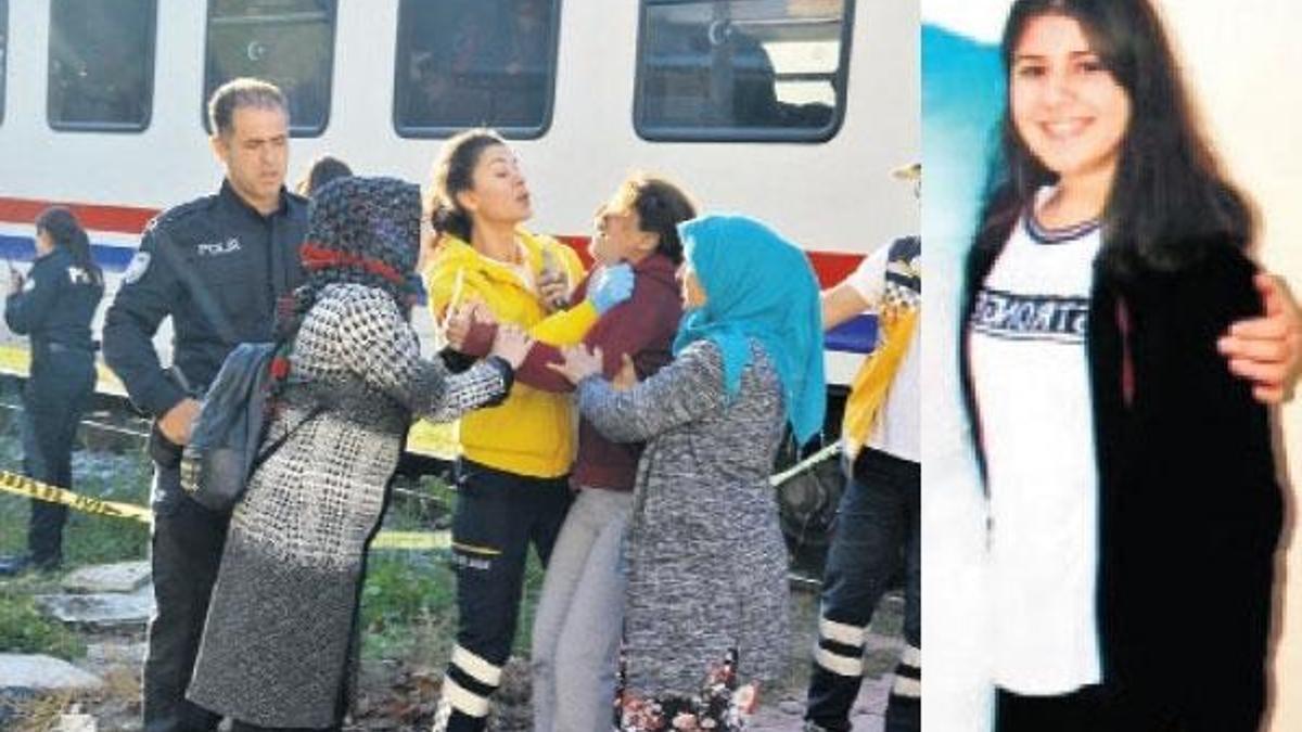 Liseli Sudenur tren altında kaldı