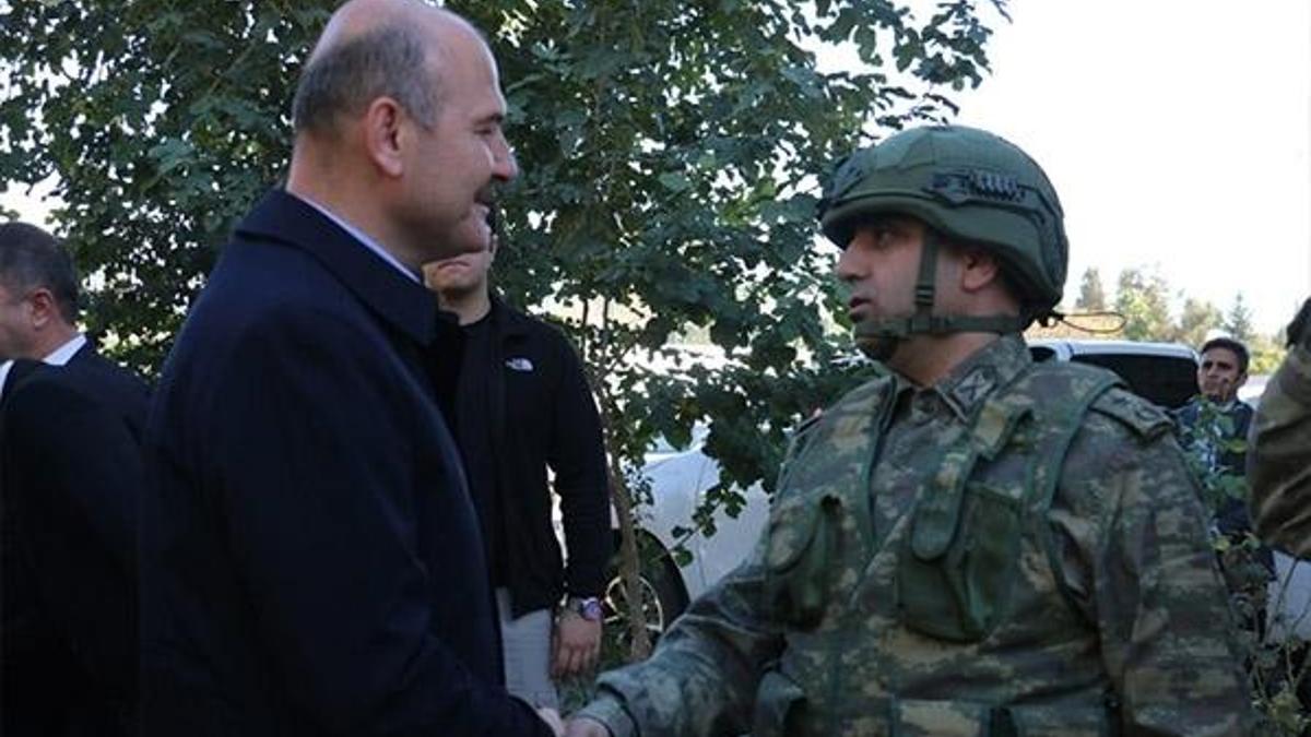 Bakan Süleyman Soylu kritik bölgede!