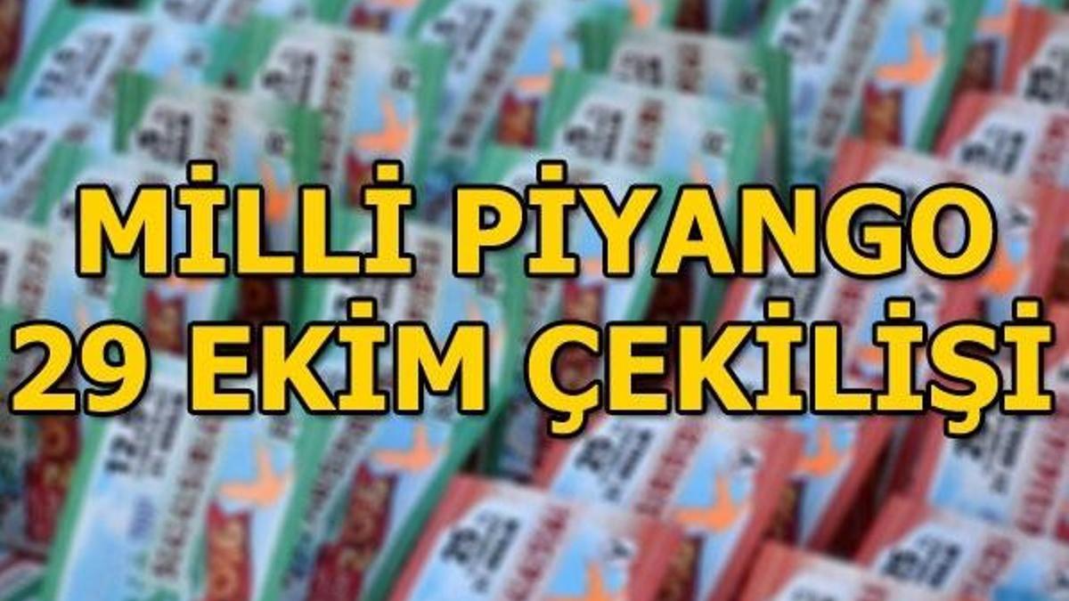 Milli Piyango 29 Ekim çekilişi! Milli Piyango çekilişi saat kaçta?