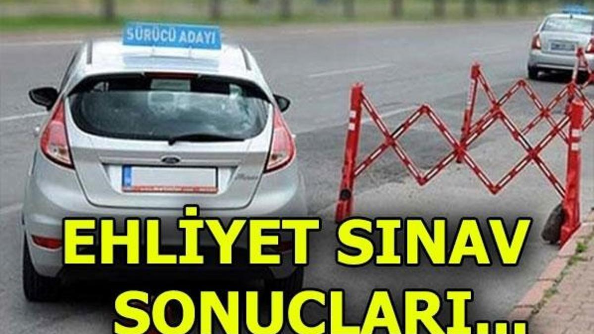 Ehliyet sınav sonuçları ne zaman açıklanacak? (20 Ekim ehliyet sınavı)