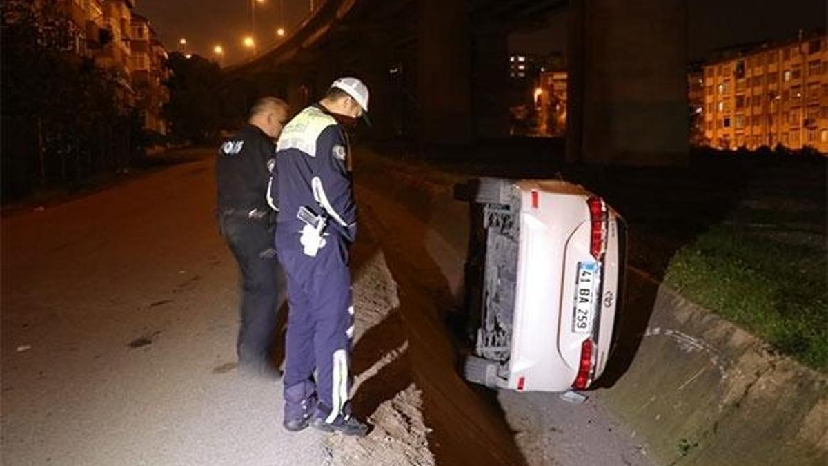 Kavga ederken kanala uçtular!