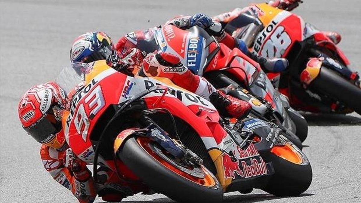 Moto GP'nin Malezya Grand Prix'sinde kazanan Marquez