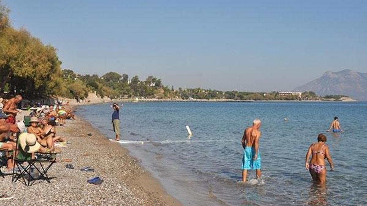 Datça'da pastırma yazında deniz keyfi