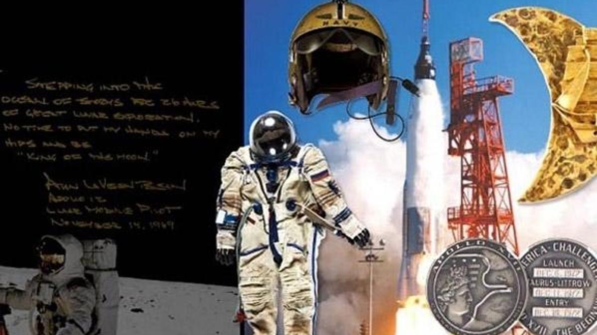 Neil Armstrong'un eşyaları 7,4 milyon dolara satıldı