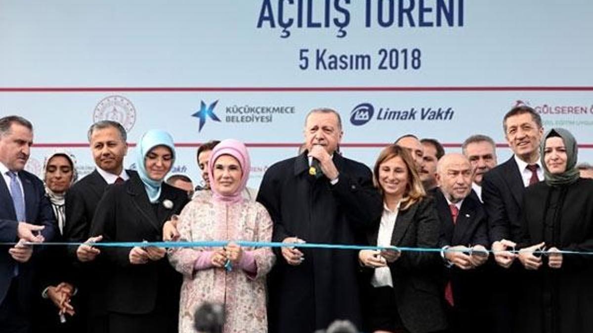 Cumhurbaşkanı Erdoğan, Gülseren Özdemir Özel Eğitim Uygulama Okulu'nun açılışını yaptı