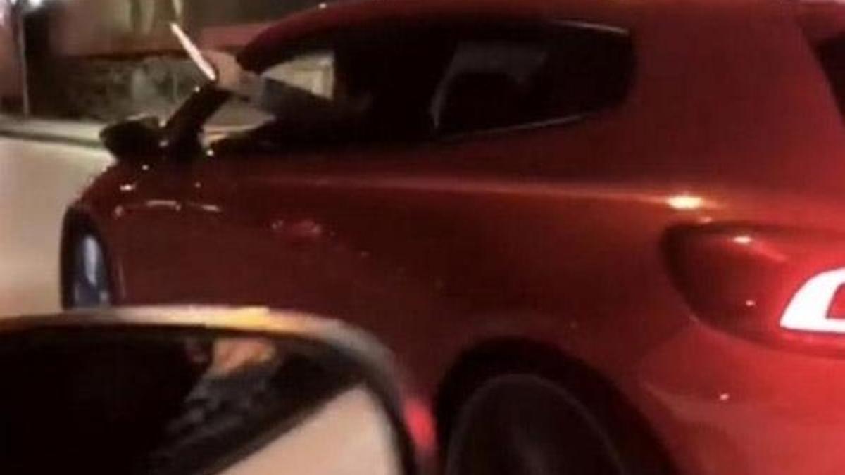Trafikte terör estiren sürücü tutuklandı