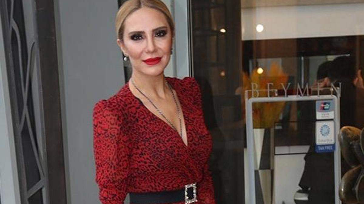 Işıl Reçber'in kırmızı şıklığı
