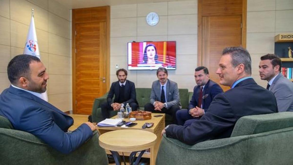 Alpay Özalan'dan Hamza Yerlikaya'ya ziyaret