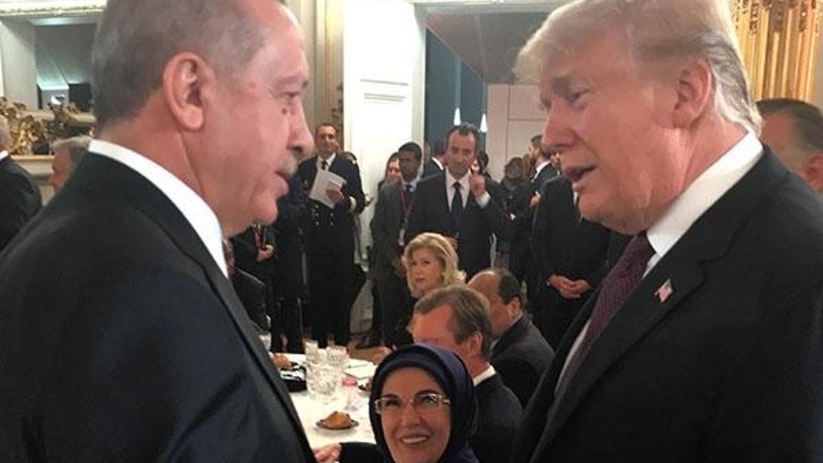 Cumhurbaşkanı Erdoğan Trump ile görüştü