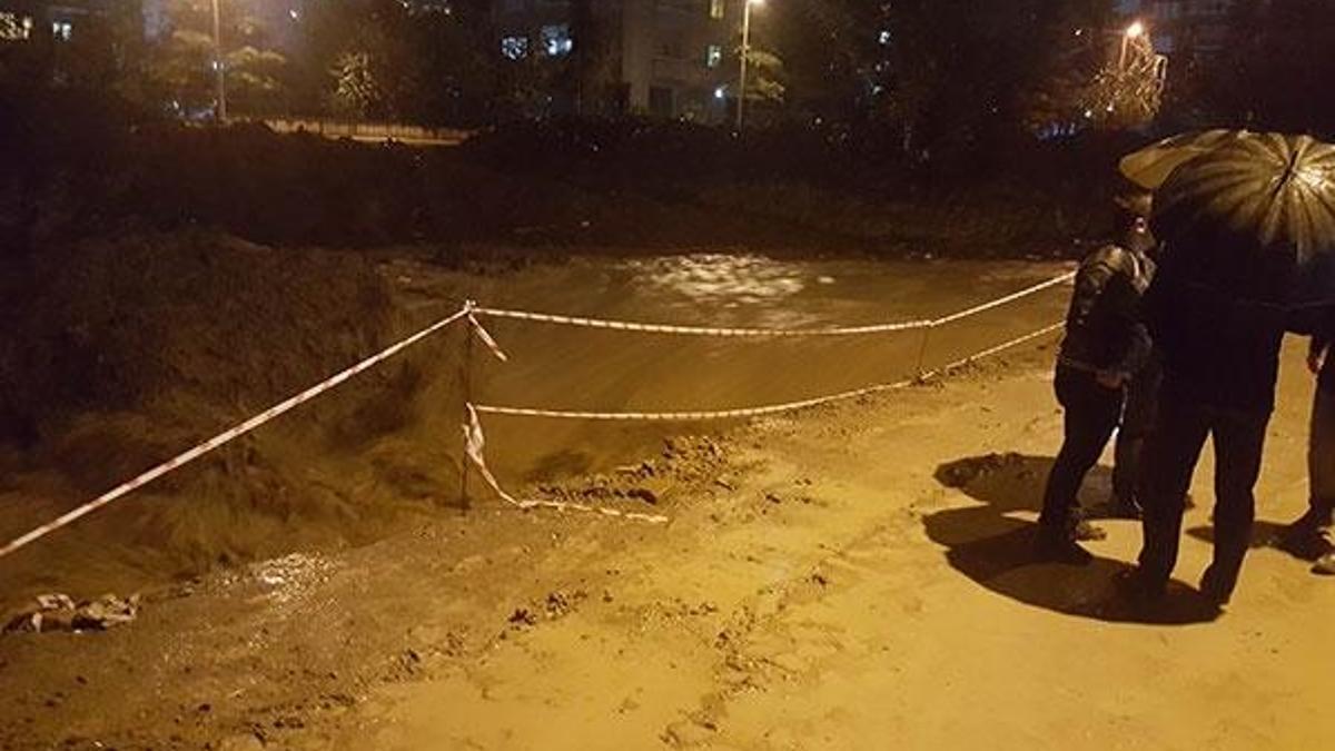 Samsun'da taşkın riski olan 'dere' korkuttu