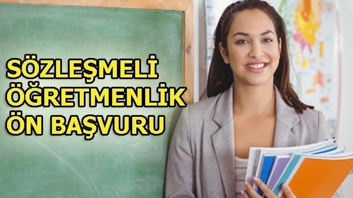 Sözleşmeli öğretmenlik için ön başvuru tarihi belli oldu mu?