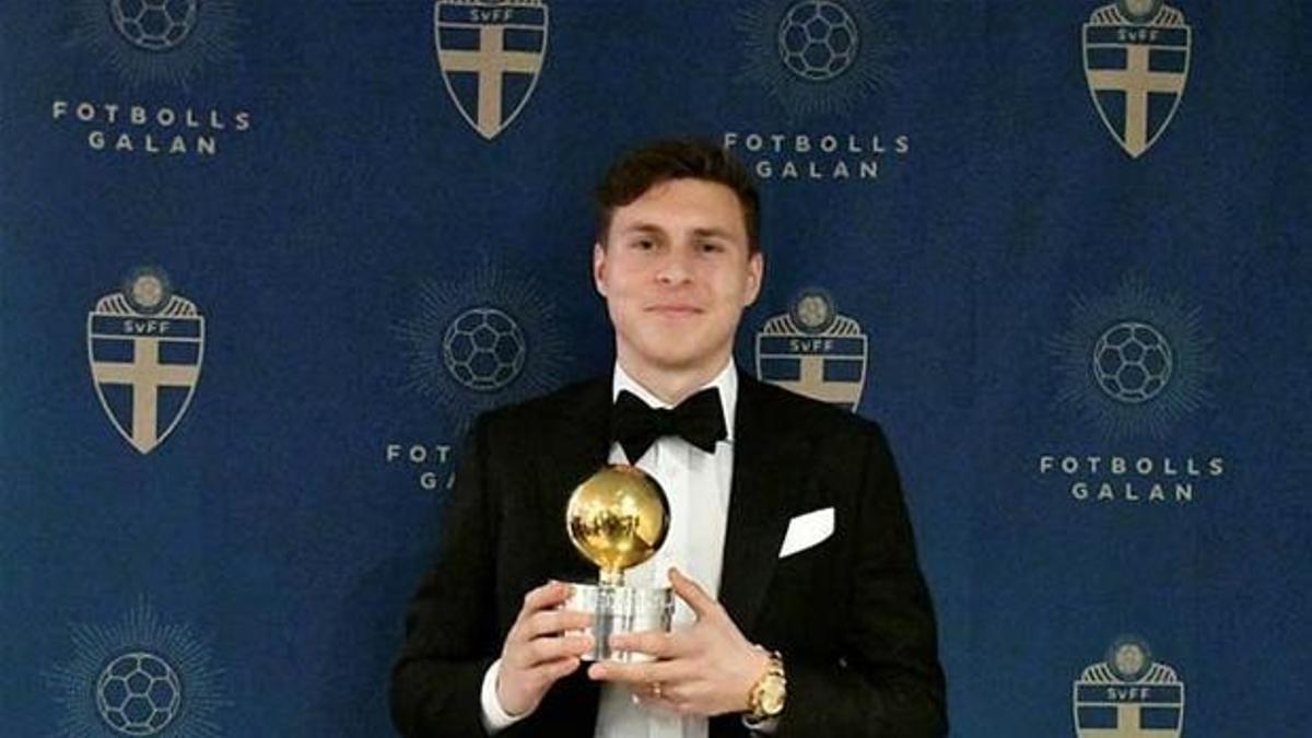 İsveç'te yılın futbolcusu Lindelöf