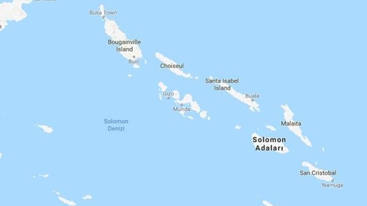 Solomon Adaları’nda 6.5 büyüklüğünde deprem