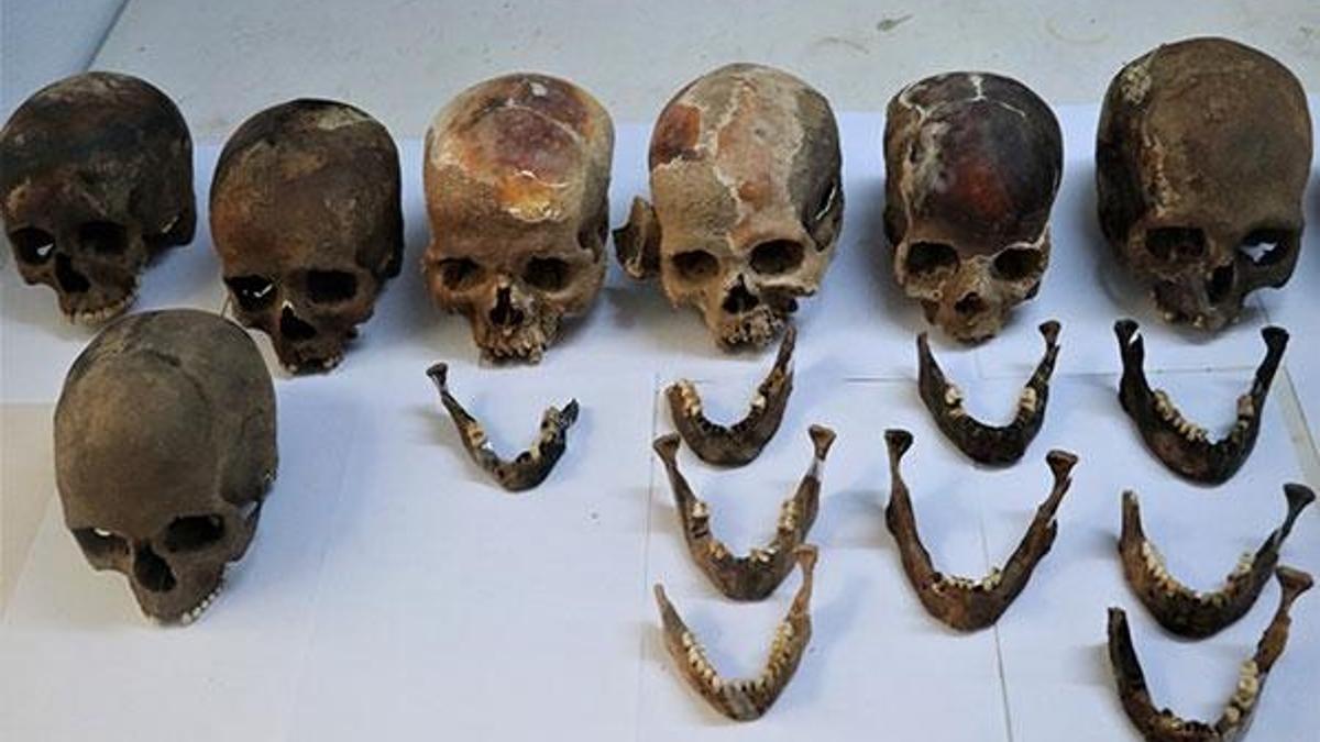 Alanya’daki mağarada 7 bin yıllık toplu mezar kalıntıları bulundu