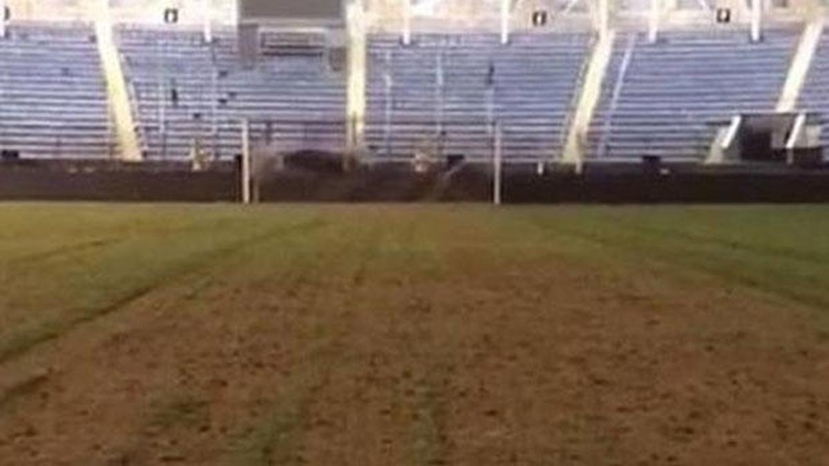 Osmanlı Stadı'nın zemini görenleri şoke etti!