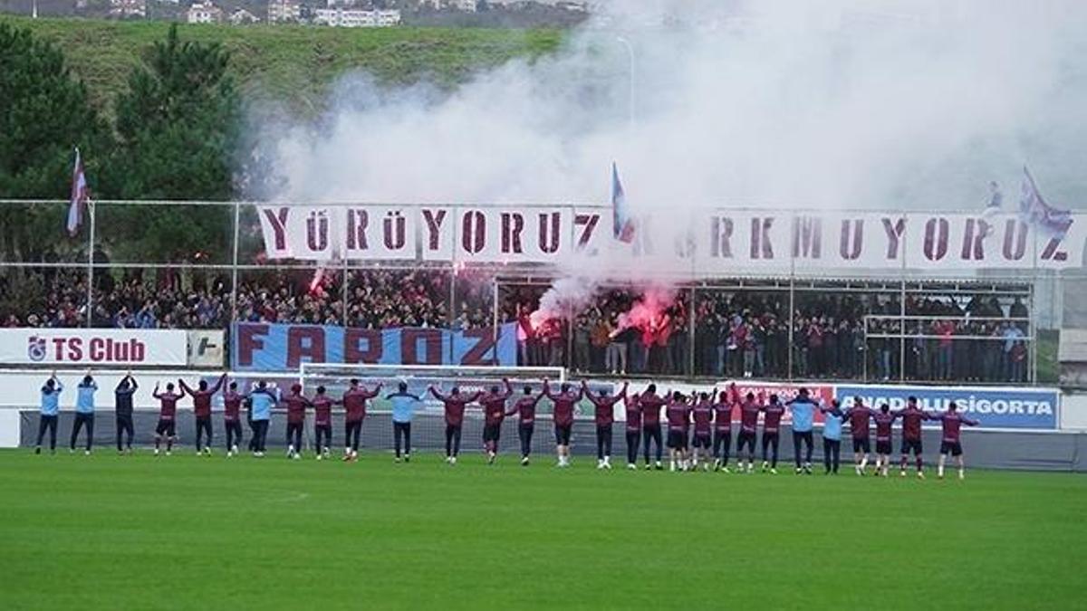 Kritik maç öncesi Trabzonspor'a taraftar morali