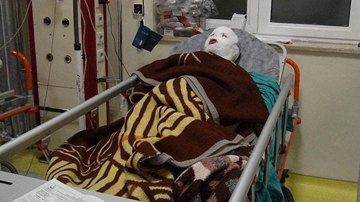 Tren vagonuna atlayınca bu hale geldi