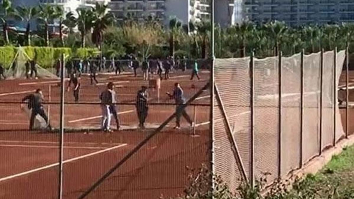 Mahalleli, 5 yıldızlı otelin tesislerini yıktı