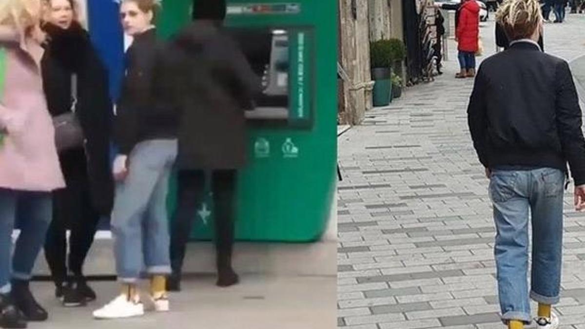 Taksim'de ATM sırasında bir dünya yıldızı