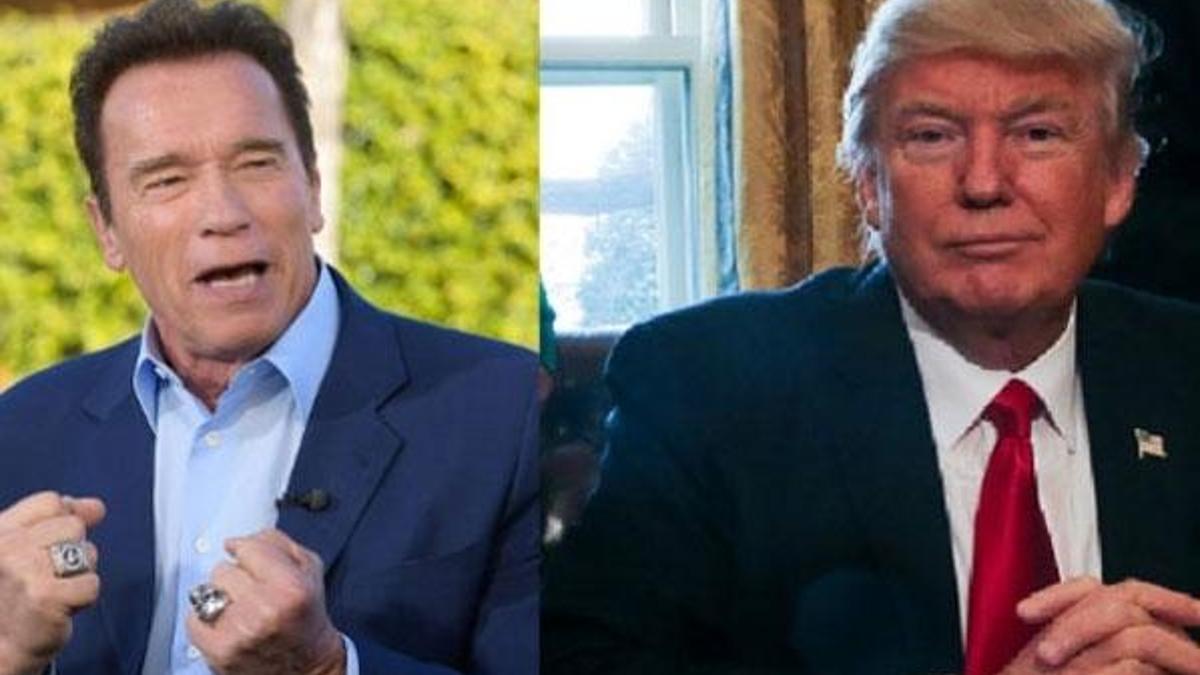 Arnold Schwarzenegger, Trump için 'çatlak' tabirini kullandı