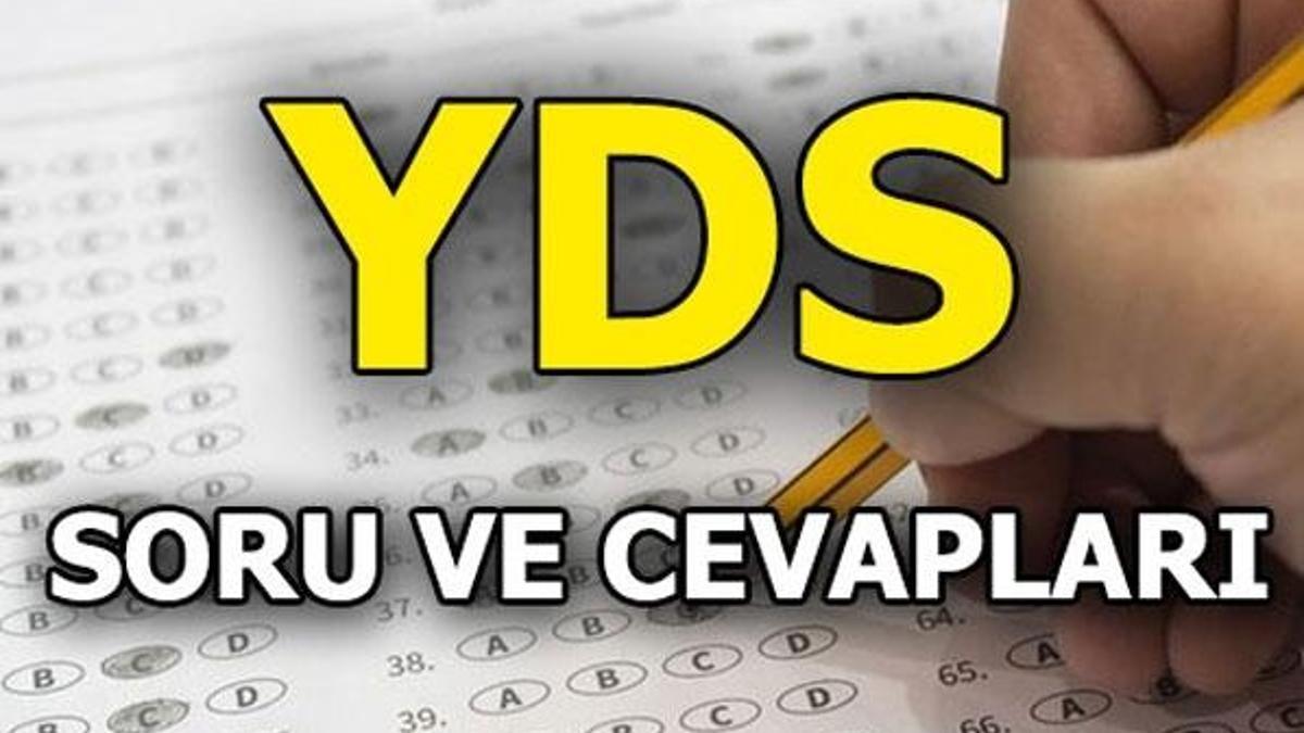 YDS/3 soru kitapçığı ve cevap anahtarı yayımlandı!