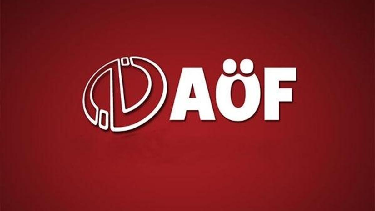 AÖF final sınavları ne zaman?