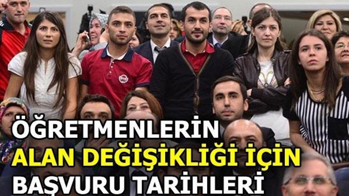 Öğretmenlerin alan değişikliği başvuruları nasıl yapılır?