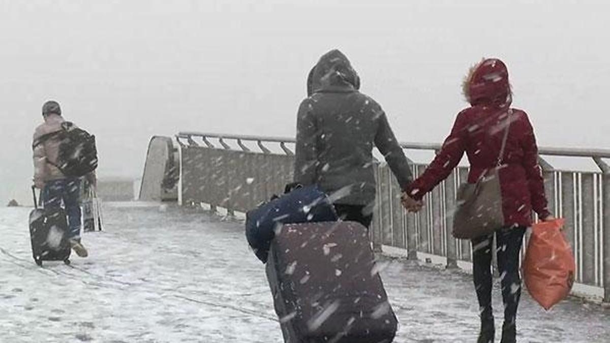 İstanbul'da kar yağışı başladı