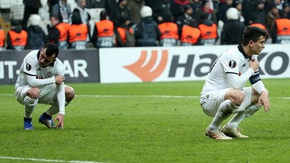 Beşiktaş'tan Avrupa'ya hüzünlü veda...