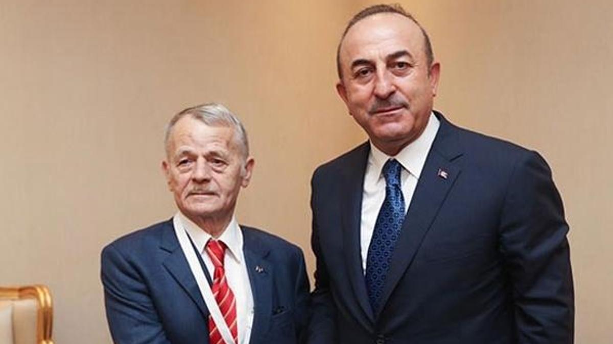 Çavuşoğlu Doha'da De Mistura ve Kırımoğlu ile bir araya geldi