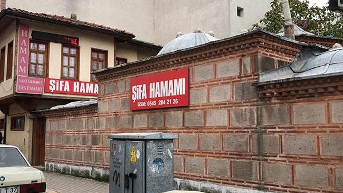 Bursa'da hamam faciası