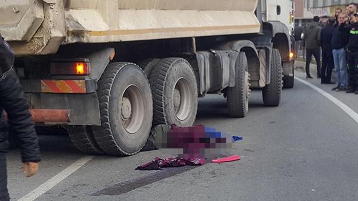 Rize'de hafriyat kamyonu dehşeti; anne ve okula götürdüğü kızı öldü