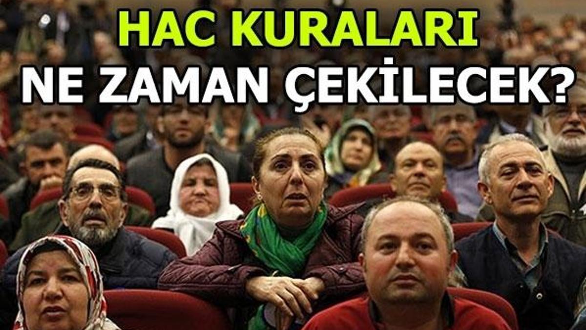Hac kuraları ne zaman çekilecek? (2019)