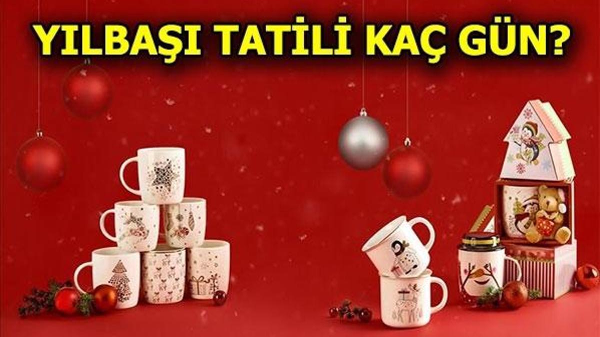 31 Aralık tatil mi? Yılbaşı hangi gün?