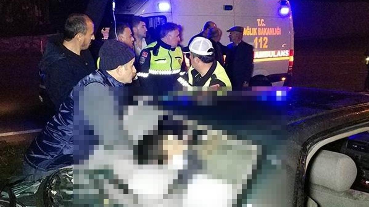 Samsun'da feci kaza:1 ölü, 6 yaralı