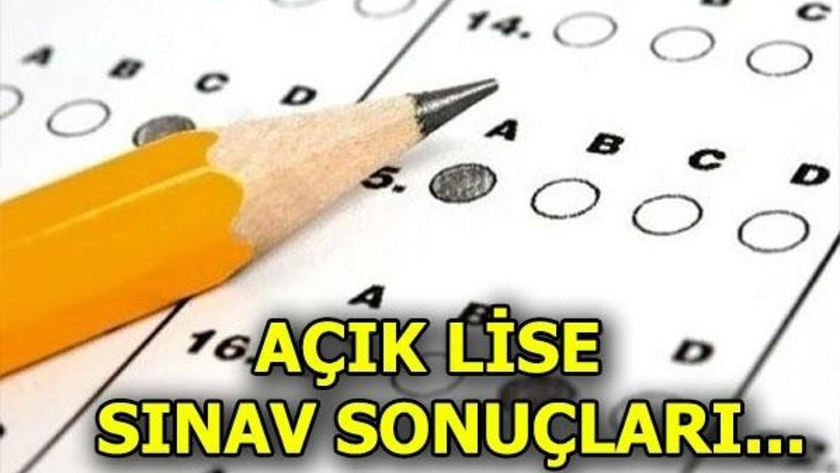 Açık Lise sınav sonuçları açıklandı mı? (AÖL 8-9 Aralık)