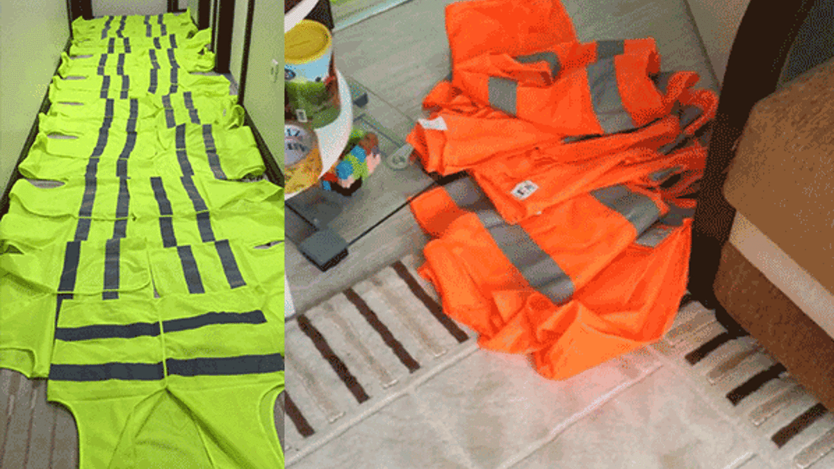 Son dakika: FETÖ operasyonunda sarı yelek ele geçirildi