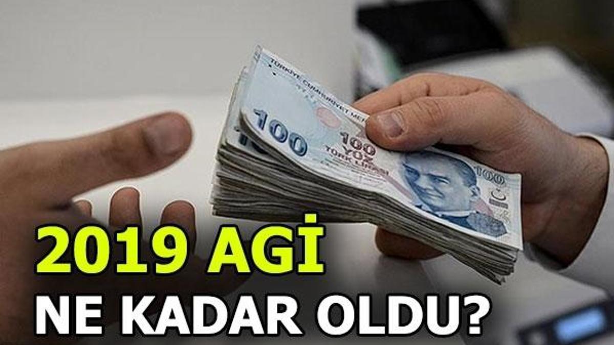 AGİ ne kadar oldu? 2019 AGİ nasıl hesaplanır?