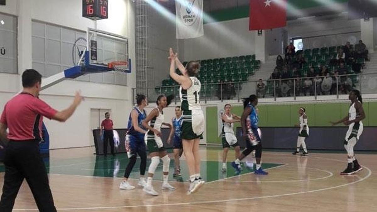 OGM Ormanspor'dan Canik Belediyespor'a 39 sayı fark!