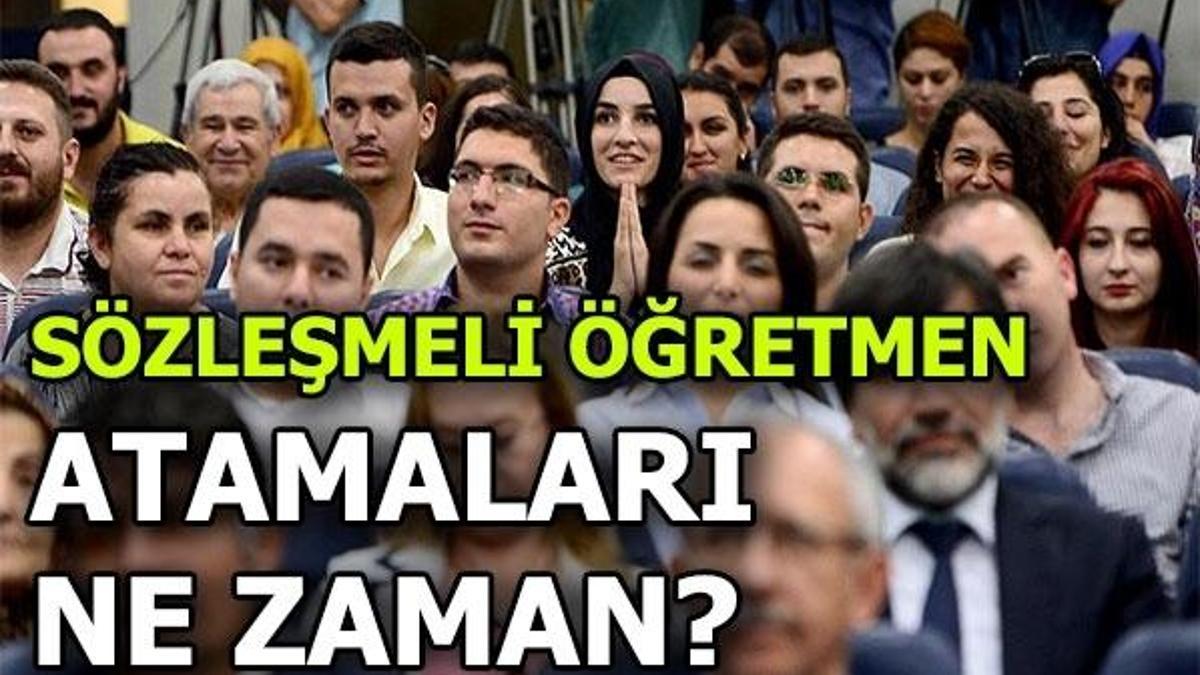 Sözleşmeli öğretmen atamaları ne zaman olacak? Tarih belli oldu